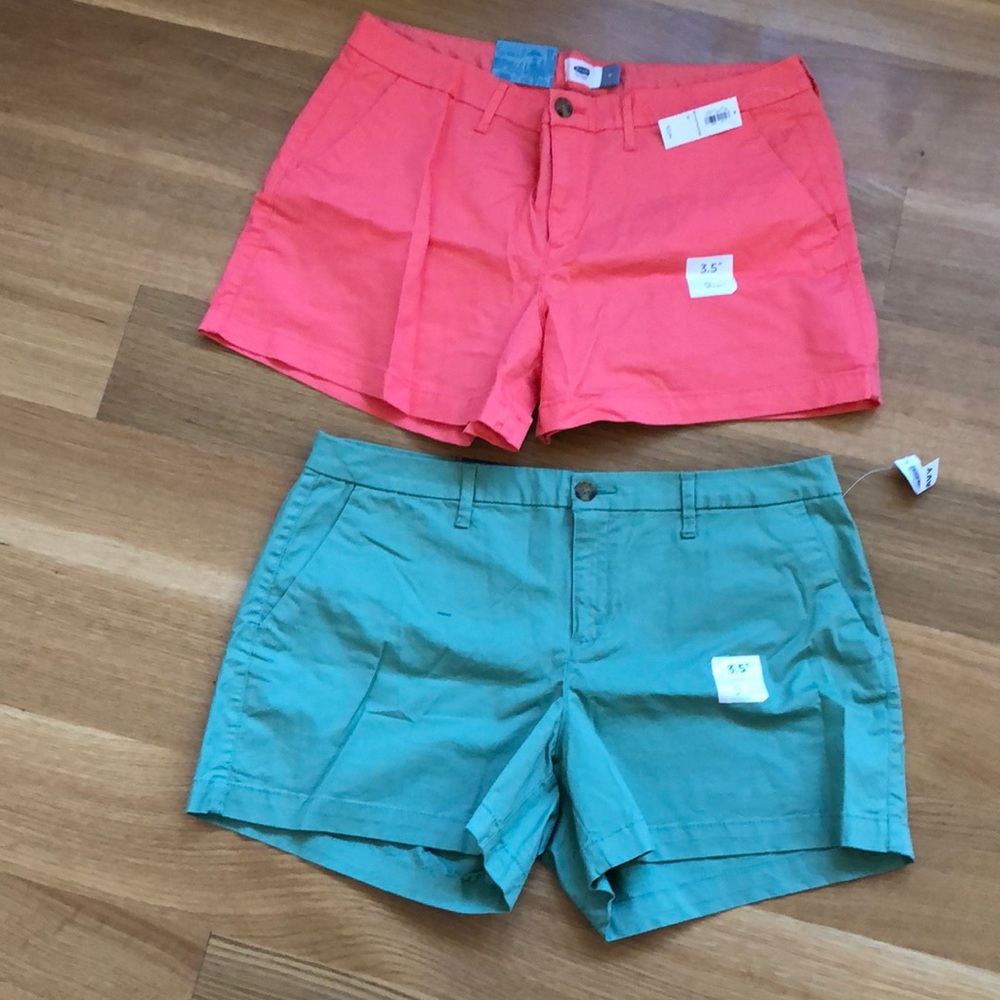 Two pair of old nave shorts size 12